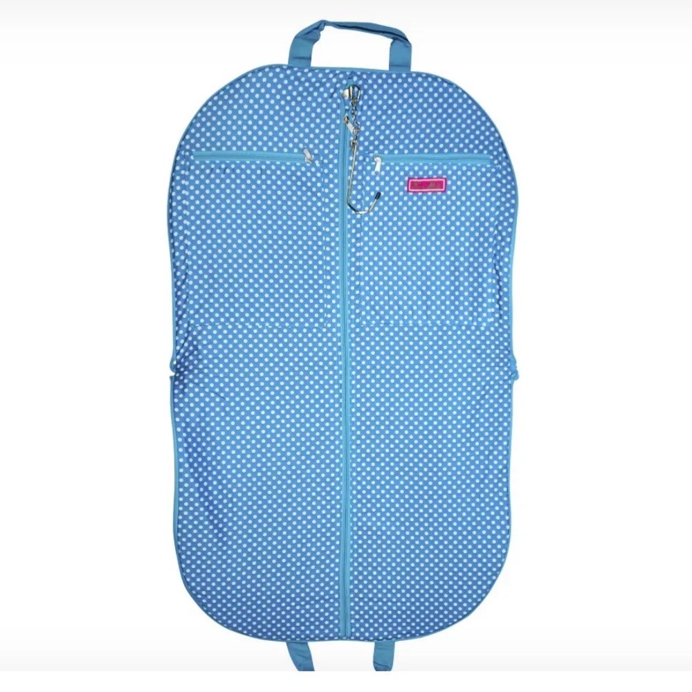 Colorful Quilted Turtle Print Garment Bag NWT